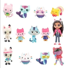 13pcs/set Gabby's Dollhouse Action Figure Cute Doll Collection Model Toys