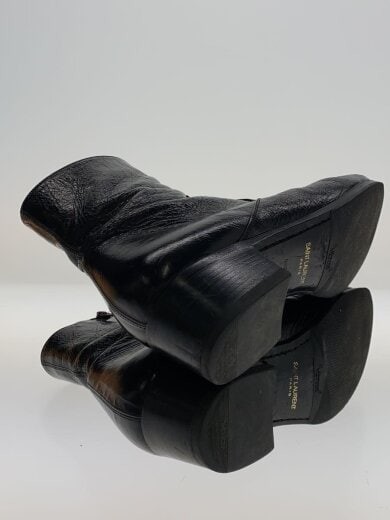 Stivali SAINT LAURENT 15AW Eddie epoca zip laterale taglia 40 nero pelle