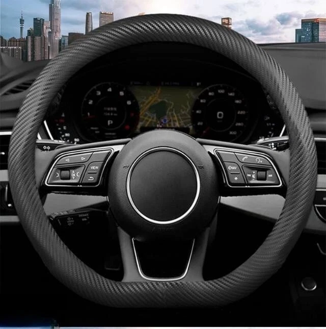 Capa de volante de fibra de carbono 15"38cm para Rolls-Royce todos os modelos - Imagem 2 de 4