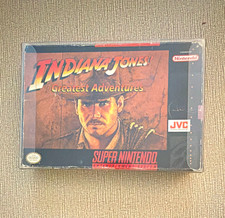 Indiana Jones' Greatest Adventures SNES Super Nintendo w/Box and Manual Included