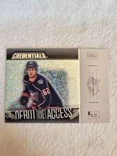 2023-24 UD Credentials - Debut Ticket Access Samuel Knazko #177 Horizontal /599