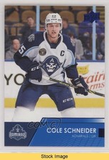 2021-22 Upper Deck AHL Blue Cole Schneider #16 READ 0il7