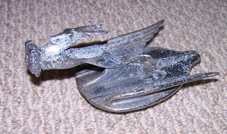 Vintage Chrysler Imperial Gazelle Metal Hood Ornament Radiator Cap DPCD A