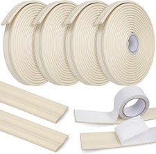 4Pcs Cream White Self Adhesive Wall Molding Trim for Mirror Cabinet Door