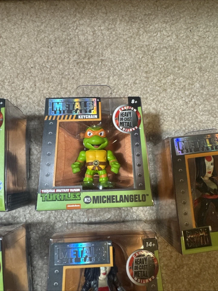 "Lote de 5 figuras de metal de 2,5"" de Jada Toys". Escuadrón Suicida TMNT NUEVO PRECINTADO Foto 4 de 4