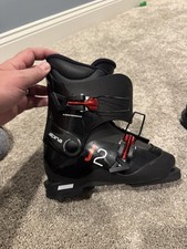Alpina J2 Kids Ski Boots - Black/Red - Boys/Girls - Used Twice - Great Condition