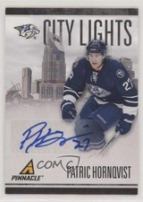 2010 Panini Pinnacle City Lights Signatures 5/100 Patric Hornqvist #46 Auto d4e