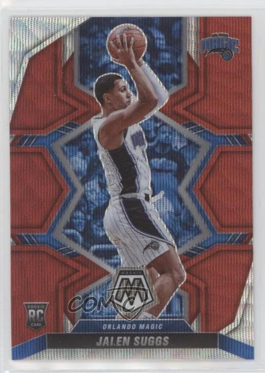 2021-22 Panini Mosaic Rookies Red Wave Prizm Jalen Suggs #209 Rookie RC 13hf