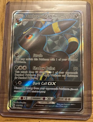 2017 Pokemon Sun Moon Umbreon GX Full Art #142/149 NM
