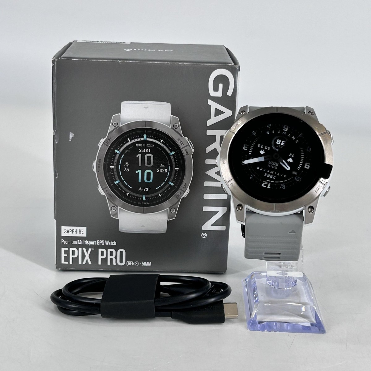 Garmin Epix Pro (Gen 2) Sapphire Edition 51mm – Noire – Occasion état Correct