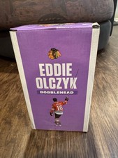 Eddie Olczyk Chicago Blackhawks10/27/19 SGA Hockey Fights CancerBobblehead New