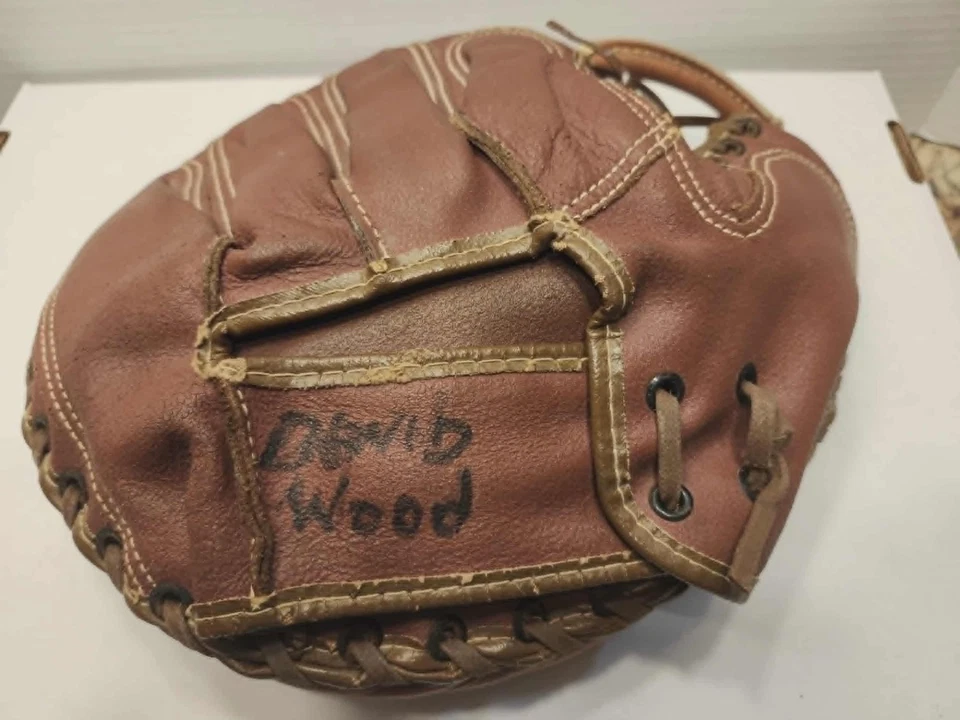 Guante de cuero vintage Bill Dickey modelo Denkert Foto 3 de 4