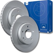 2x ATE 24.0124-0263.1 BREMSSCHEIBEN VORNE BELÜFTET Ø275mm für VW POLO 6 1.0 TSI
