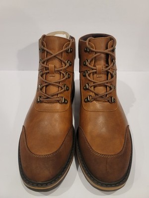 Unlisted Men s 11 Bainx Hiker Boots Shoes Brown Cap Toe