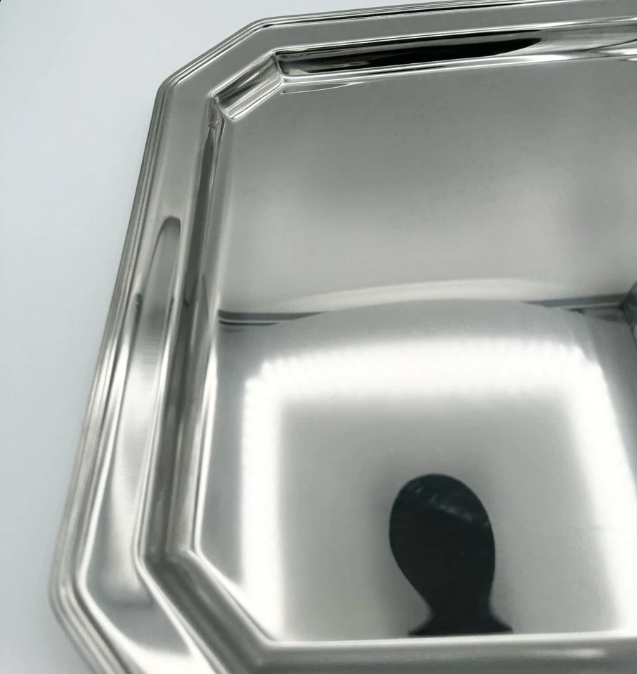 Reed Barton Galleria #2011S - 18/10 Stainless Large Square Tray, 13” - Image 2 of 4