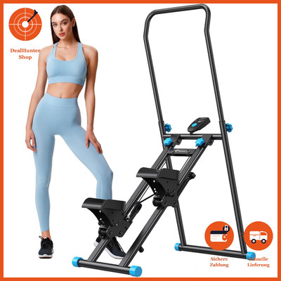 Stair Stepper Vertikalklimmer für Home Gym Klappbar Cardio Training Fitness