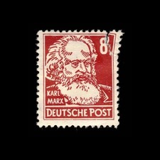 Germany, DDR, Russian Zone, Scott 10N31, Marx, 1948, MH, 114359