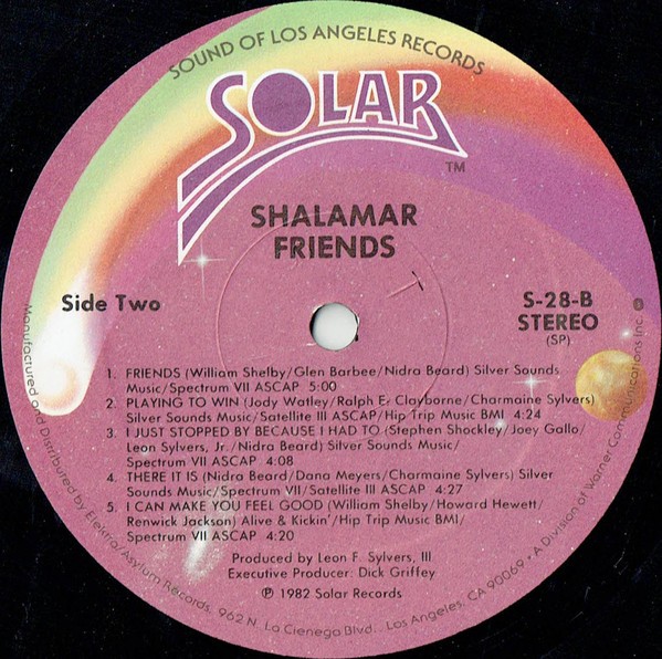 Shalamar, Friends, (LP, Album, Spe), VG+, 3703400158 | eBay