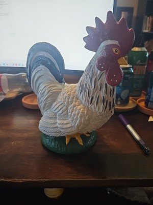 Rudy Rooster Motion Activated Working Vintage Plastic Decoration Decor Tested