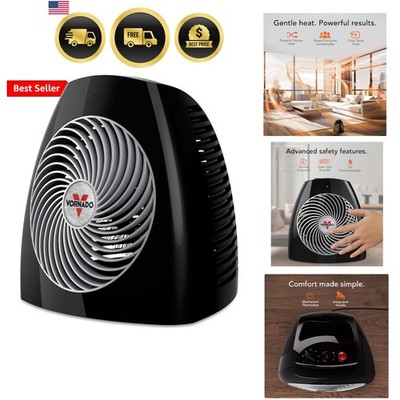 MVH 2025 Space Heater, 3 Heat Settings, Adjustable Thermostat, Tip-Over Prote...