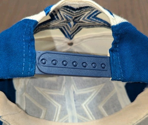 Vintage Apex One Dallas Cowboys Big Logo Embroidered Snapback Cap Read - Picture 7 of 8