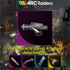 Arc Raiders ⭐ 20x Bobcat IV (Level 4) + Best Attachments ⭐( PS5 / PC/ XBOX )⭐