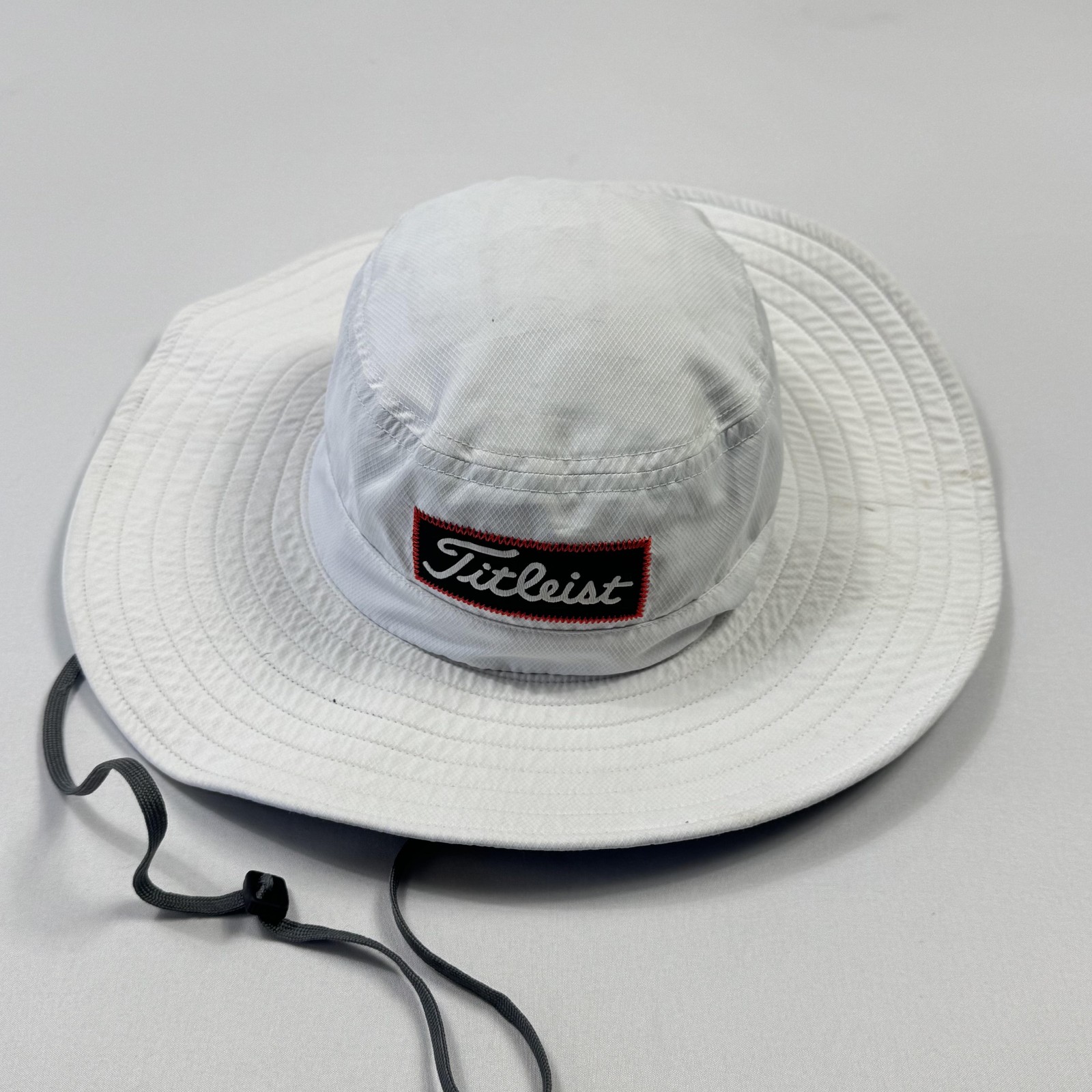 Boonie Hat Fitted Mens L/xl White Wide Brim Sun