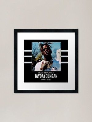 JayDaYoungan mumble rap 10 Framed A Framed Wall Art Poster Canvas Print Picture