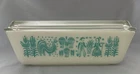 Vintage PYREX Amish Butterprint Large 1-1/2 Qt Refrigerator Jar/Dish w/Lid #0503