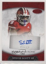 2021 Sage Aspire Red Stevie Scott III #ASP-107 Auto 2b2