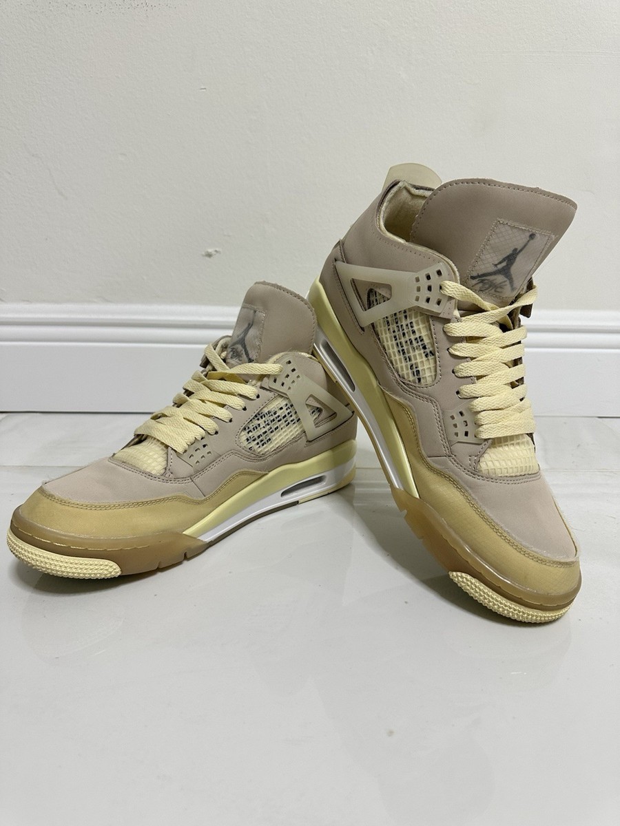 Nike Air Jordan 4 SP x Off-White Mid Sail Men display picture 1