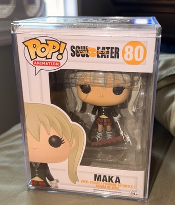 Funko POP! Animation Soul Eater Maka Albarn #80   VAULTED!  w/ Hard Stack 