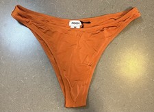 Fisch Womens Flamands Bikini Bottoms Shimmer Terracotta Size Medium NWT Swim