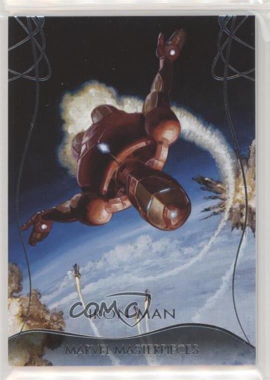 2020 Upper Deck Marvel Masterpieces Level 1 1045/1999 Iron Man #34 au7