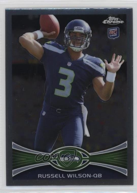 2012 Topps Chrome Russell Wilson (Throwing Hand Visible) #40 Rookie RC 1dm4