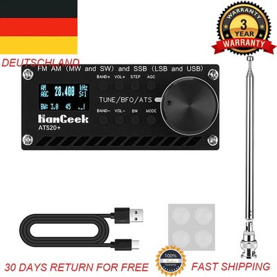 ATS-20+Plus ATS20 V2 SI4732 Radio Receiver DSP SDR FM AM MW & SW & SSB LSB & USB