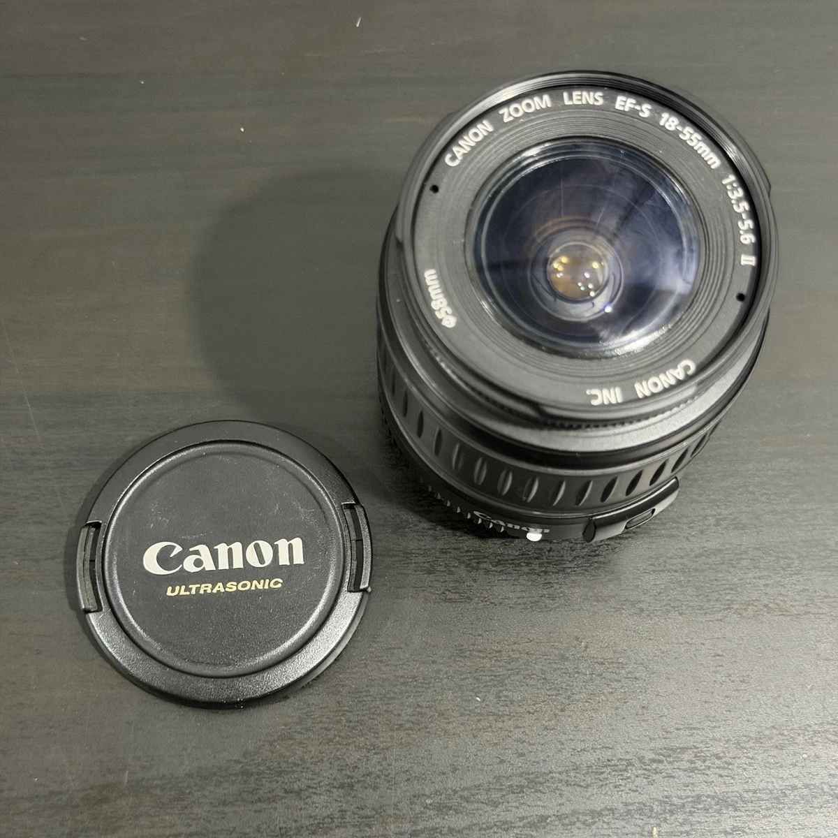 Canon EF-S Camera Lenses 18-55mm Focal f/3.5-5.6 Maximum Aperture 