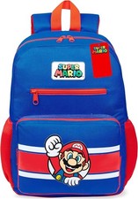 Official Super Mario Kids Boys Girls Backpack School Bag Rucksack  - BNWT