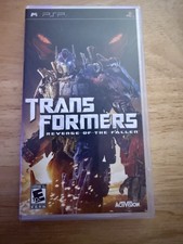 Transformers Revenge of the Fallen PSP Complete CIB UMD Game Untested