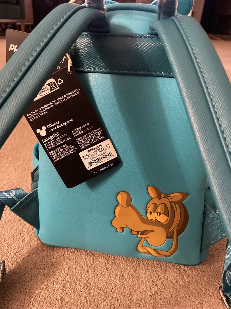 Loungefly NWT Disney Goofy Christmas Carol Jacob Marley Glow/Dark