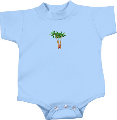 Buy Cool Shirts Palm Tree Patch Small Print Infant Romper