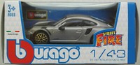 Bburago Porsche 911 GT2 Rs Silbermetallic 1:43 Neu/Ovp Modellauto Sportwagen Car