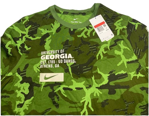 University Georgia Bulldogs Nike Tee Camouflage Pullover Shirt Large - Picture 2 of 9
