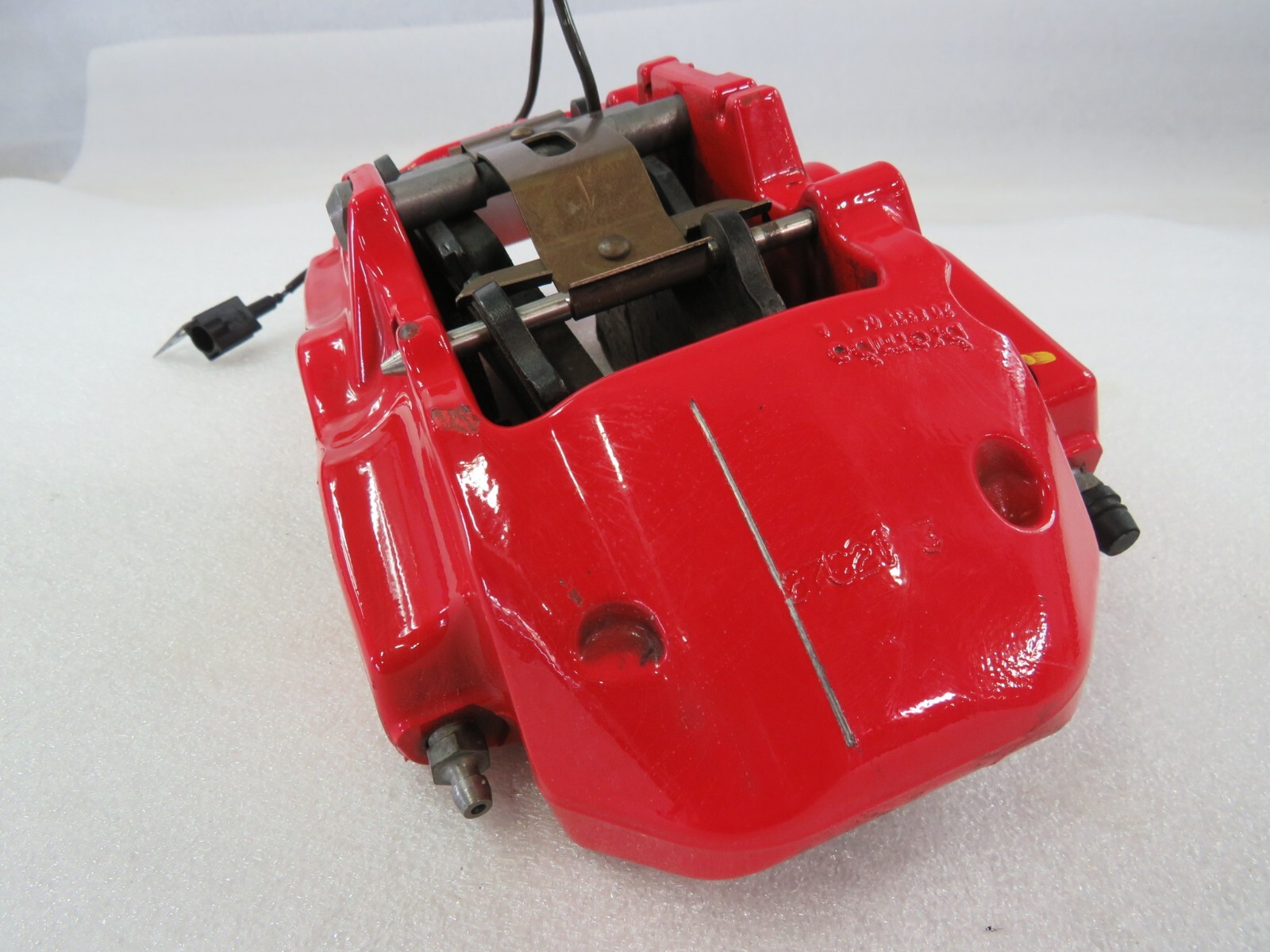 Ferrari 599 GTB, RH, Right, Front Caliper, CCM Version, Red, P/N 219358