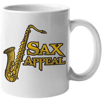 Sax Appeal Funny Witty Coffee & Tea Gift Mug