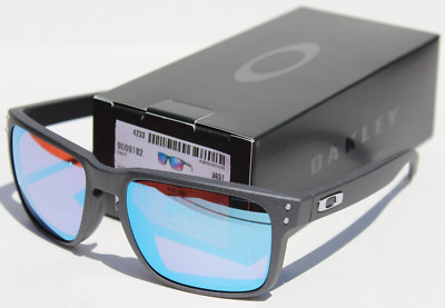 OAKLEY Holbrook Sunglasses Steel/Prizm Snow Sapphire OO9102-U555 NEW