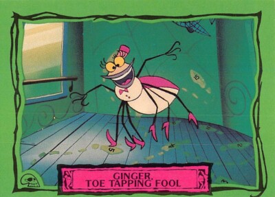 Beetlejuice 1990 Trading Card #8 Ginger Toe Tapping Fool