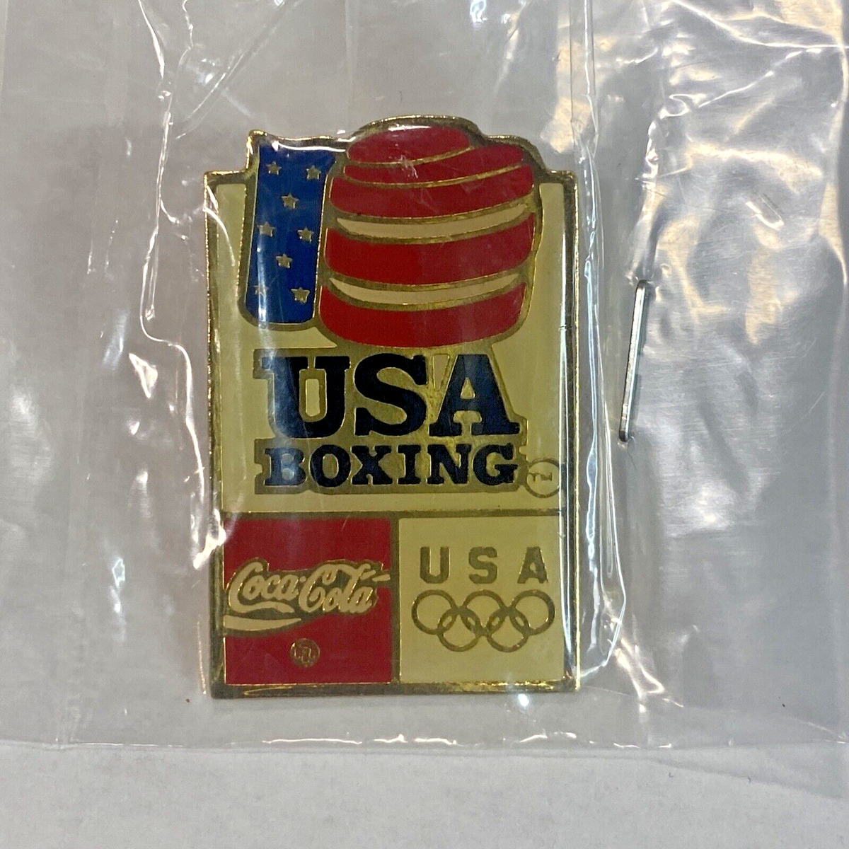 Pin's Revers De Chapeau Boxe Olympique, USA, Jeux De Barcelone 1992, Vintage