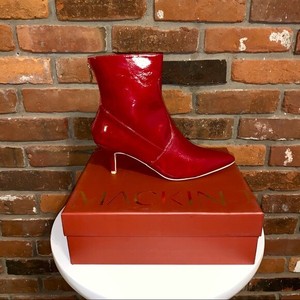 womens red patent leather boots