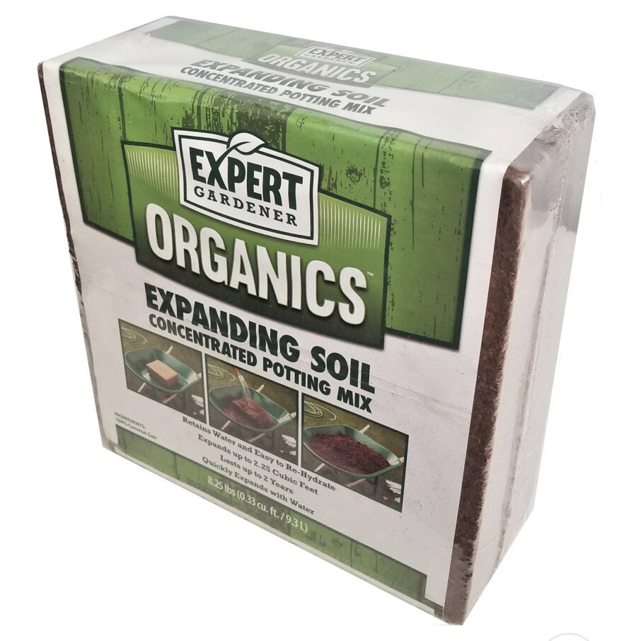 Expert Gardener Organics 2.25 Cu Ft Expanding Soil Potting Mix
